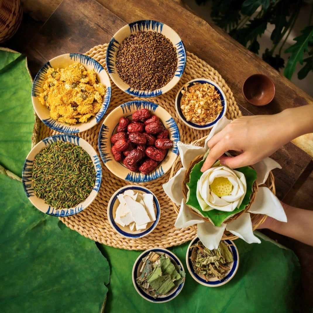 Lotus & Jasmine Herbal Tea for Deep Relaxation, Sleep and Detox | 10/20 Sachets