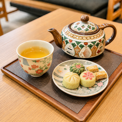 Japanese Sencha Green Tea with Chrysanthemum