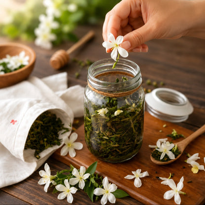 Premium Vietnamese Jasmine Green Tea 100g | Loose Leaf Tea