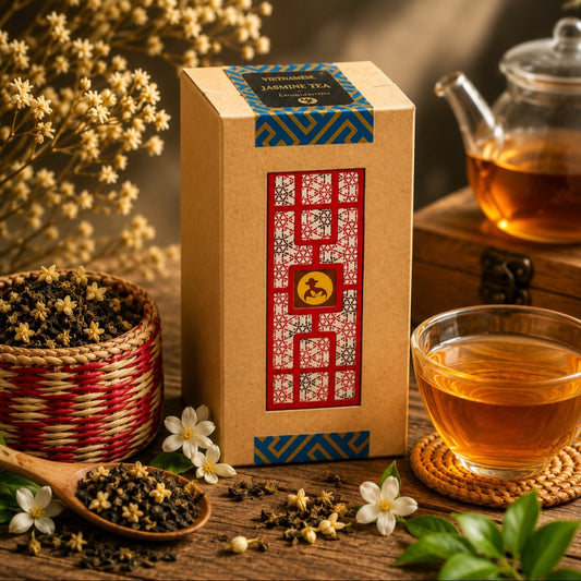 Premium Vietnamese Jasmine Green Tea 100g | Loose Leaf Tea