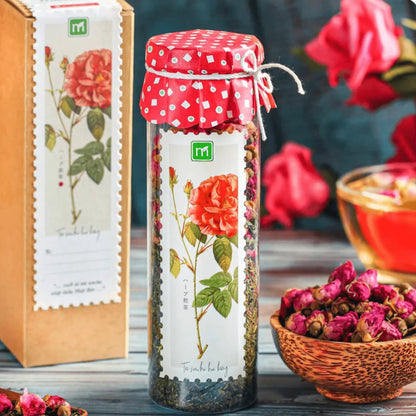 Japanese Sencha Green Tea with Rose