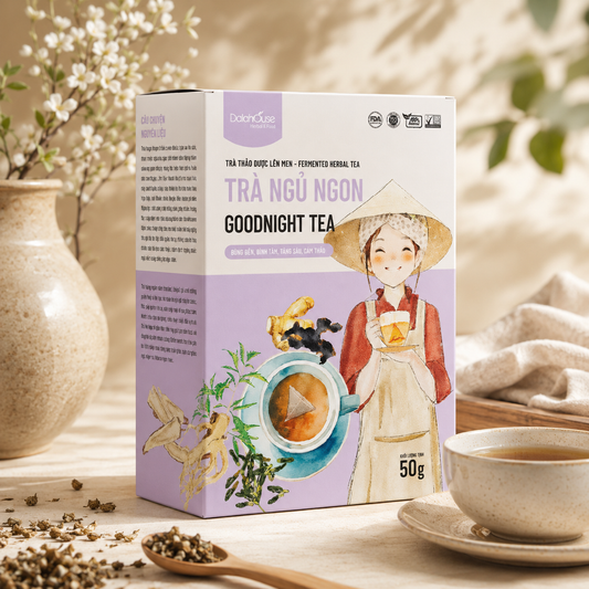 Sleep & Relax Herbal Tea 50g | Organic Fermented Tea for Calm, Relaxation & Restful Sleep