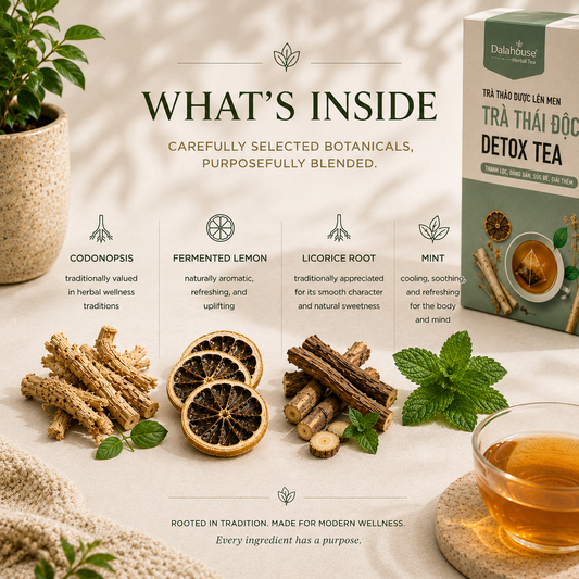 Daily Balance Herbal Tea 50g | Organic Fermented Tea for Everyday Wellbeing