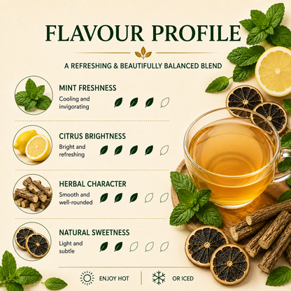 Daily Balance Herbal Tea 50g | Organic Fermented Tea for Everyday Wellbeing
