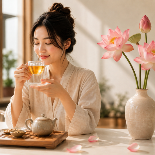 Beauty Glow Herbal Tea 50g | Organic Fermented Tea for Skin Radiance