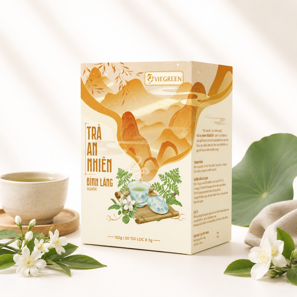 Evening Herbal Tea Ritual for Calm & Restful Sleep | 150g